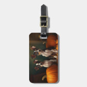 ラットテリアパピー秋デライトカボチャ ラゲッジタグ (正面縦)