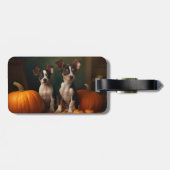 ラットテリアパピー秋デライトカボチャ ラゲッジタグ (裏面横)