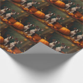 ラットテリアパピー秋デライトカボチャ ラッピングペーパー (角)