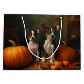 ラットテリアパピー秋デライトカボチャ ラージペーパーバッグ (裏面)