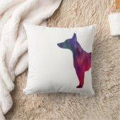 ラットテリア幾何カラフルパターンシルエット クッション (ブランケット)