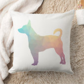 ラットテリア幾何カラフルパターンシルエット クッション (ブランケット)