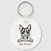 ラットテリア犬 キーホルダー (裏面)