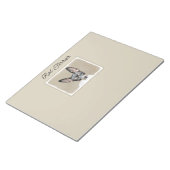 ラットテリア絵画ズ – かわいいオリジナルドッグアートノート ノートパッド (アングル)