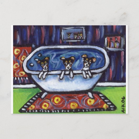 ラットテリア風呂 ポストカード (正面)