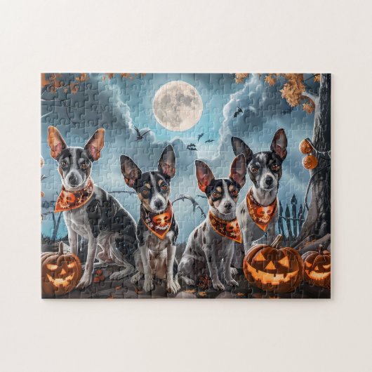 ラットテリア ハロウィーン スプーキー ジグソーパズル (横)