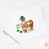ラットテリアSt patricks 楕円形シール (封筒)