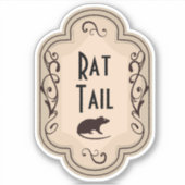 ラットテール薬用ラベル シール (正面)