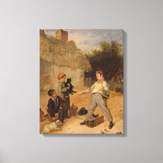 ラットトラップ(パネルの油) キャンバスプリント (正面)