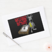 ラットトラップ 長方形シール (封筒)