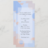 ラットパック招待状-青 招待状 (正面/裏面)