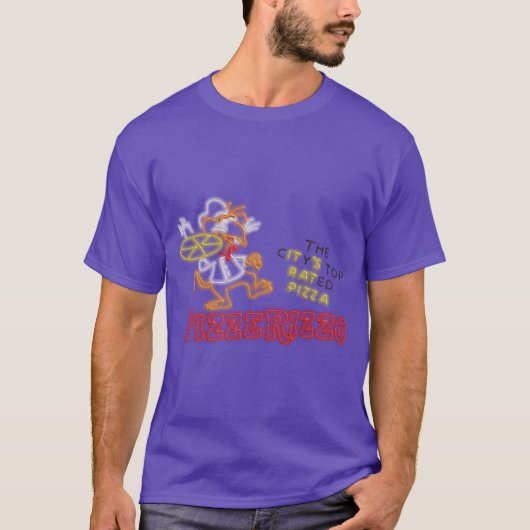 ラットピザのオーバーサイズ Tシャツ (正面)