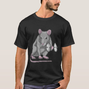 ラットボディビルディングダンベル Tシャツ
