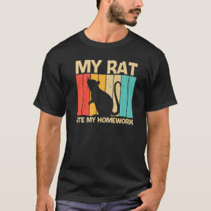 ラットボーイ子供へズマウスペット齧歯動物 Tシャツ