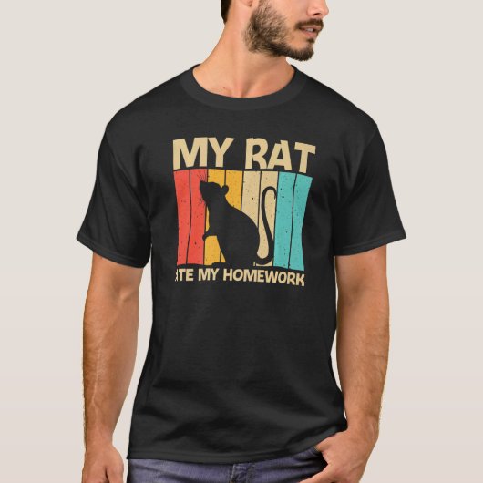 ラットボーイ子供へズマウスペット齧歯動物 Tシャツ (正面)