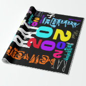 ラットラッピングの新年の幸せP ラッピングペーパー (アンロールド)