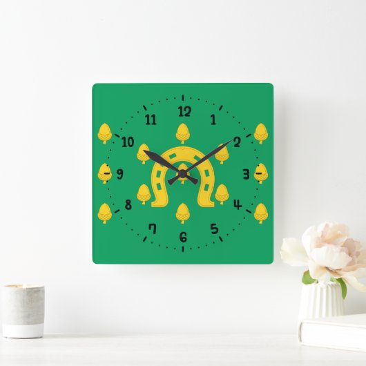 ラットランドの正方形の壁時計の国旗 スクエア壁時計 (ホーム)