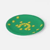 ラットランド国旗の紙プレート ペーパープレート (アングル)