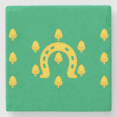 ラットランド州旗（イギリス郡） ストーンコースター (正面)