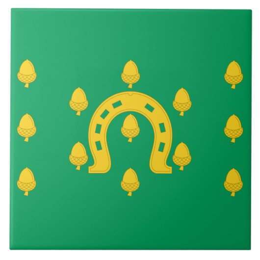 ラットランド州旗（イギリス郡） タイル (正面)