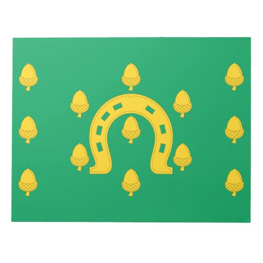 ラットランド州旗(イギリス郡) ノートパッド (正面)