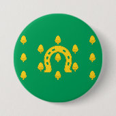 ラットランド州旗（イギリス郡） 缶バッジ (正面)