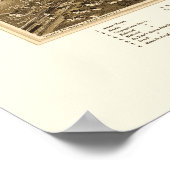 ラットランド， VTパノラママップ – 1885 ポスター (角)