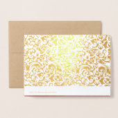 ラットラ中国のグジュアリーフォイル実在カードの年 箔カード (裏面封筒付き)