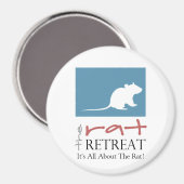 ラットリトリートラージ3"ラウンドマグネット マグネット (正面/裏面)