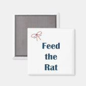 ラットリマ食べ物を与えームマグネット マグネット (正面/裏面)