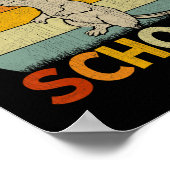 ラットレトロボーイズ女の子先生100th学校 ポスター (角)