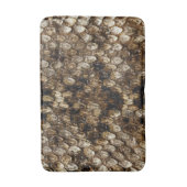 ラットレフェイクスネークスネークスキンバスルームマット バスマット (正面縦)