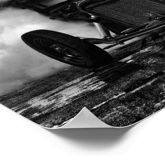 ラットロッドが燃え尽きる ポスター (角)