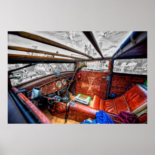 ラットロッドインテリア ポスター (正面)