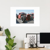 ラットロッド – エアブラシ&インク ポスター (ホームオフィス)