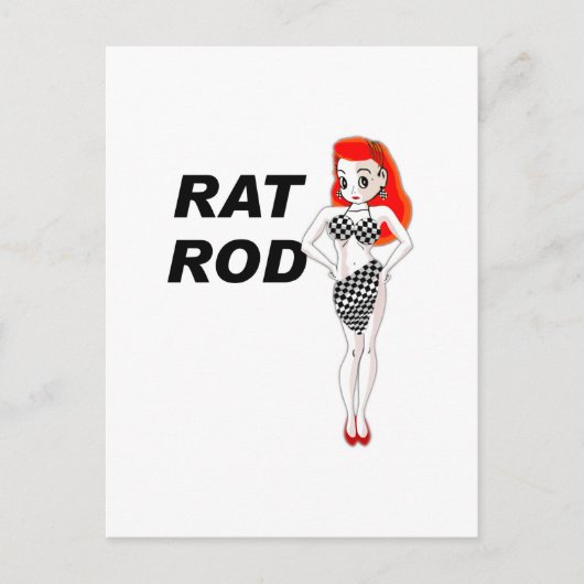 ラットロッド ポストカード (正面)