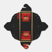 ラット中国のカスタム〔占星術の〕十二宮図誕生日TOFB1 フェイバーボックス (折り畳みなし)