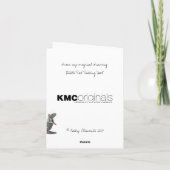 ラット岬およびバスケット、ハッピーバースデー! メッセージカード カード (裏面)