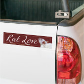 ラット愛2 バンパーステッカー (トラック上)