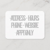 ラット棒 名刺 (裏面)