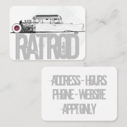 ラット棒 名刺 (正面/裏面)