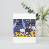 ラット・テリア・ラウンジャー ポストカード (スタンド正面)