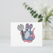 ラット・メカニック（工具持ち） ポストカード (スタンド正面)