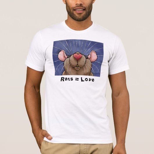 ラット=愛ラットのTシャツ Tシャツ (正面)