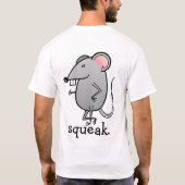 ラットCritterWearはきしみます Tシャツ (裏面)