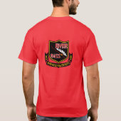 ラットF-100Fの野生のイタチW/Callsign Tシャツ (裏面)