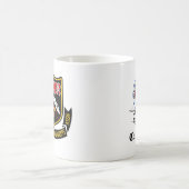 ラットF-4のコーヒー・マグ- (薄い色) コーヒーマグカップ (中央)