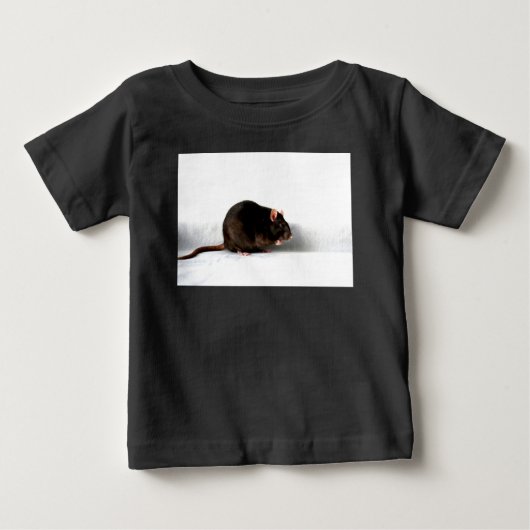 ラットiccna ベビーTシャツ (正面)