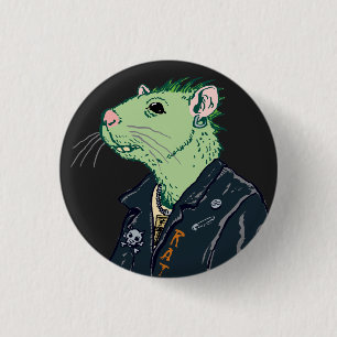 ラットPunk™ 缶バッジ