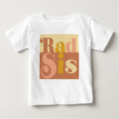 ラッドシス ビッグシスター レトロ ベビーTシャツ (正面)
